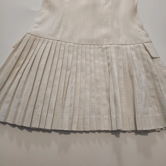 Sandro Carine Sleeveless Mini Casual Dress V-neck Sleeveless Front button - Picture 9 of 13